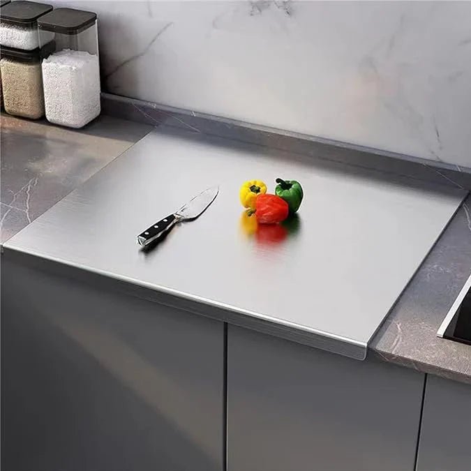 Stainless Steel Chopping Board (41x32cm) - Zalvo Mart